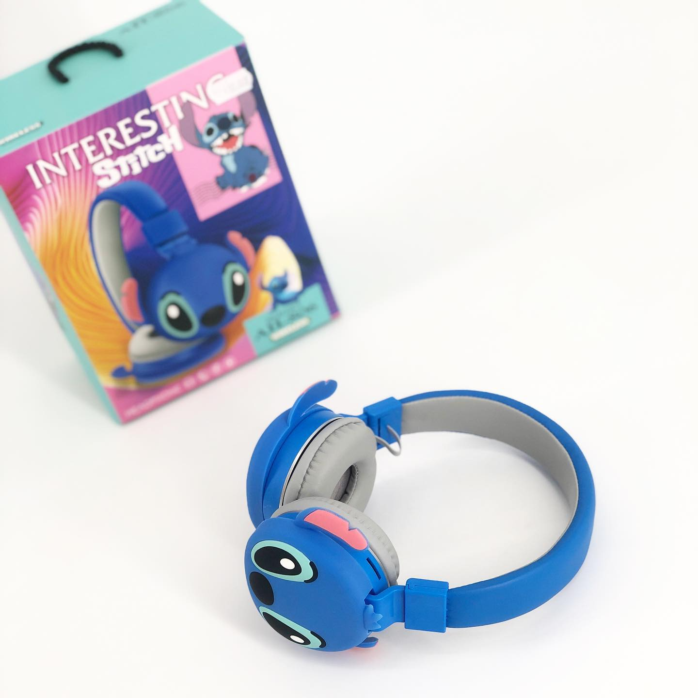 Наушники беспроводные Stitch с микрофоном и встроенным плеером (b22abf43) - фото 5 Наушники беспроводные Stitch с микрофоном и встроенным плеером (b22abf43) - фото 5