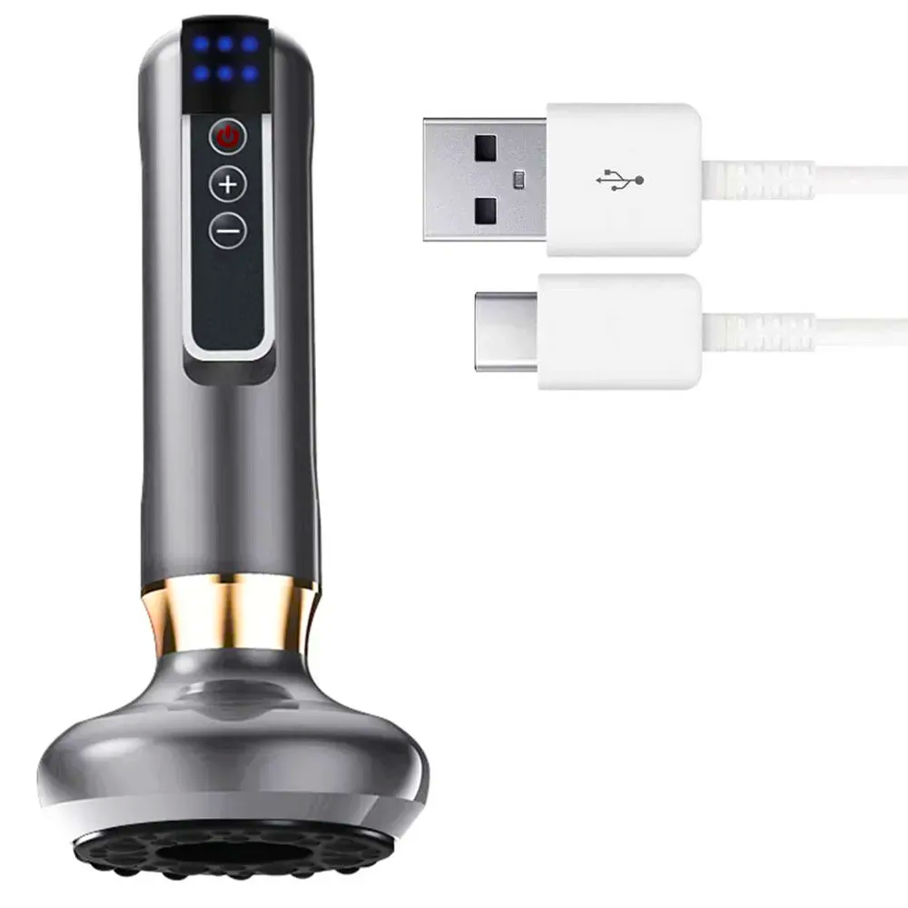 Массажер вакуумный с USB 6 режимов Серый (23458148802)