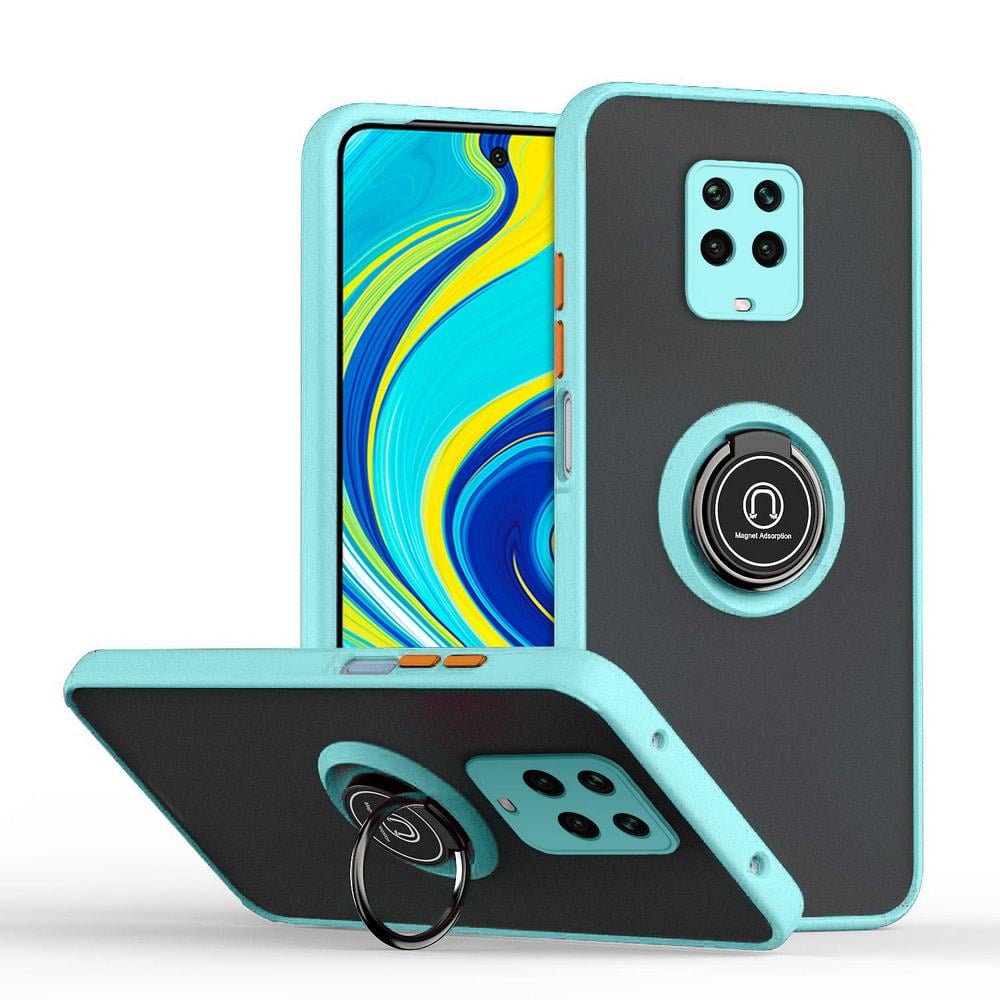Защитный чехол MatteLuxe Xiaomi Redmi Note 9 Pro (с кольцом) Light Blue (34255-0B)