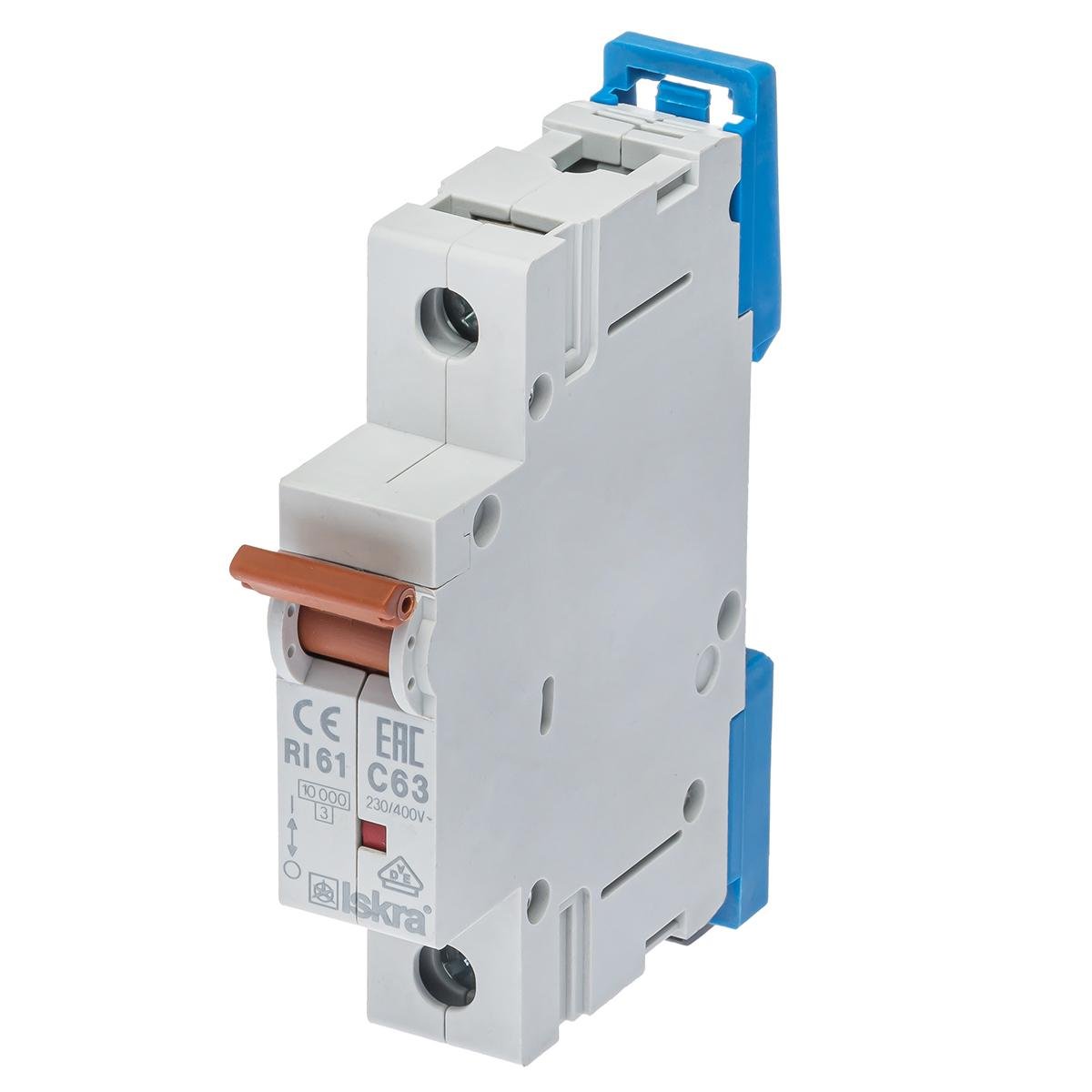 Модульный выключатель ISKRA RI61C63A автоматический (786100062000)