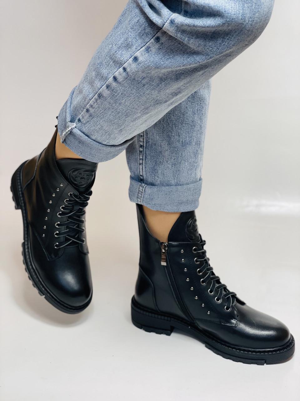 Ботинки женские зимние Farinni р. 40 25,5 см Черный (2671) - фото 2 Ботинки женские зимние Farinni р. 40 25,5 см Черный (2671) - фото 2