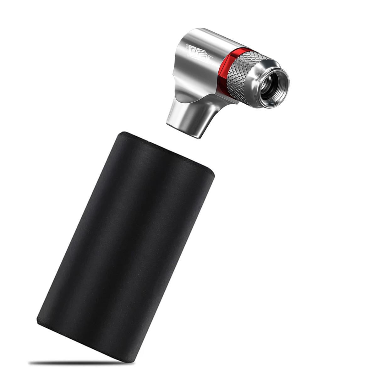 Насос велосипедный ENLEE PP-10 под CO2 баллон 80 psi/6 bar Черный/Серый (3615)