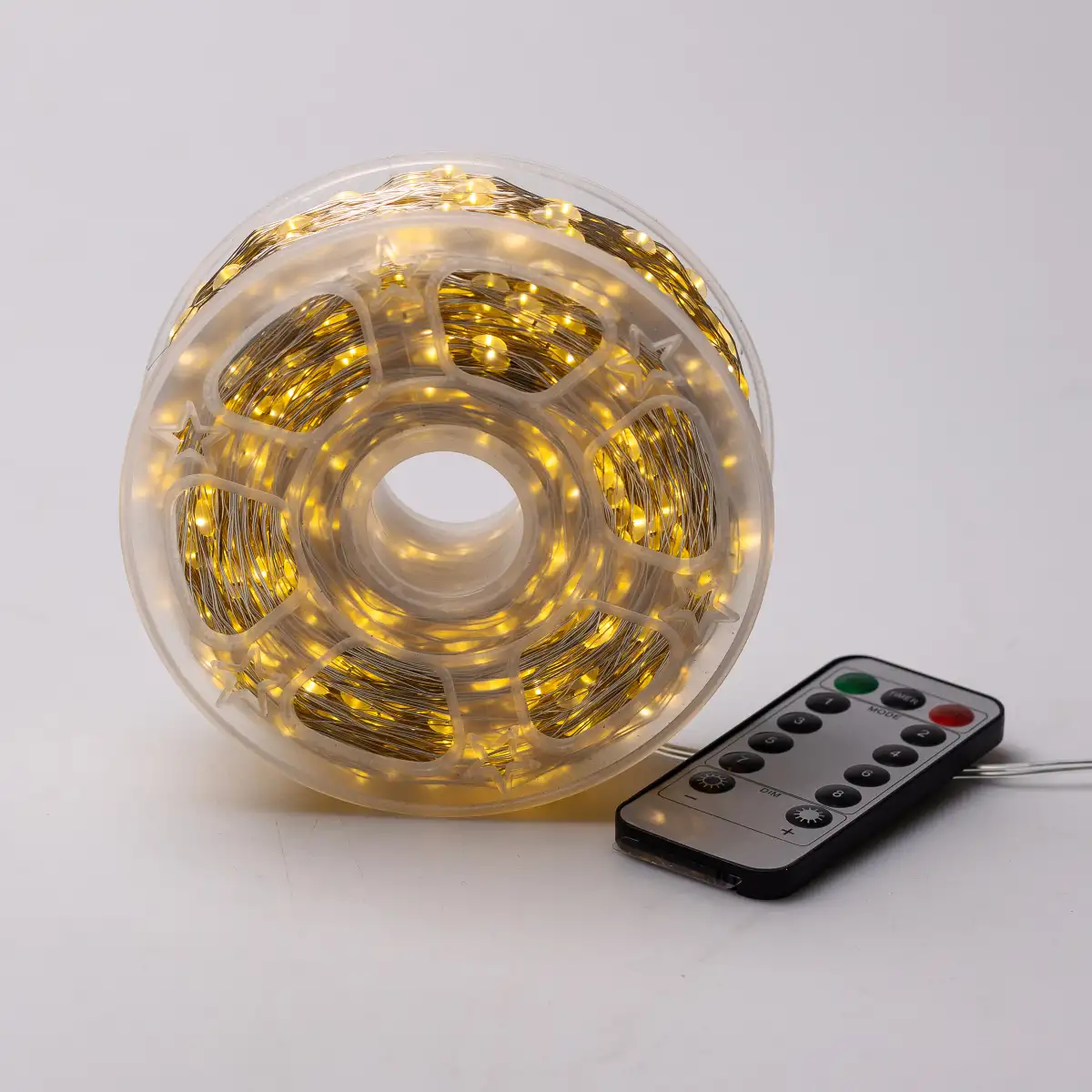 Гірлянда нитка GarlandoPro 2000L200MWY Роса 2000 LED 200 м з пультом від мережі Жовтий (118-107-2000L200MWY) - фото 1 Гірлянда нитка GarlandoPro 2000L200MWY Роса 2000 LED 200 м з пультом від мережі Жовтий (118-107-2000L200MWY) - фото 1