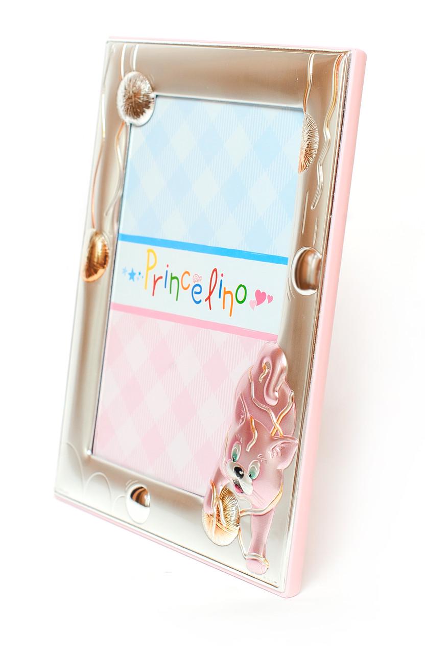 Дитяча фоторамка 13х18 см срібна - фото 4 Дитяча фоторамка 13х18 см срібна - фото 4