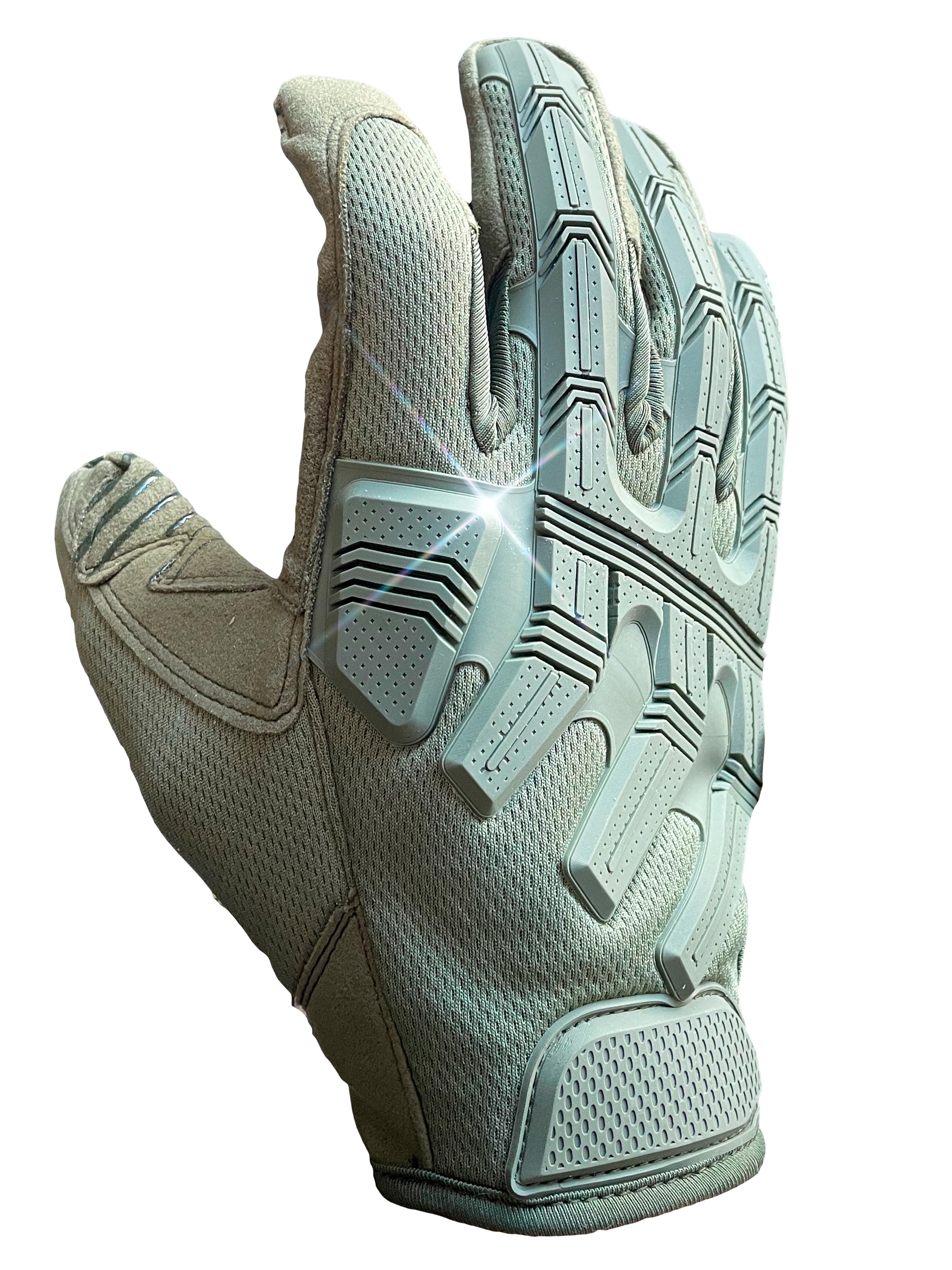 Перчатки военные BRS защитные ударопрочные армированные L Олива (547517055)