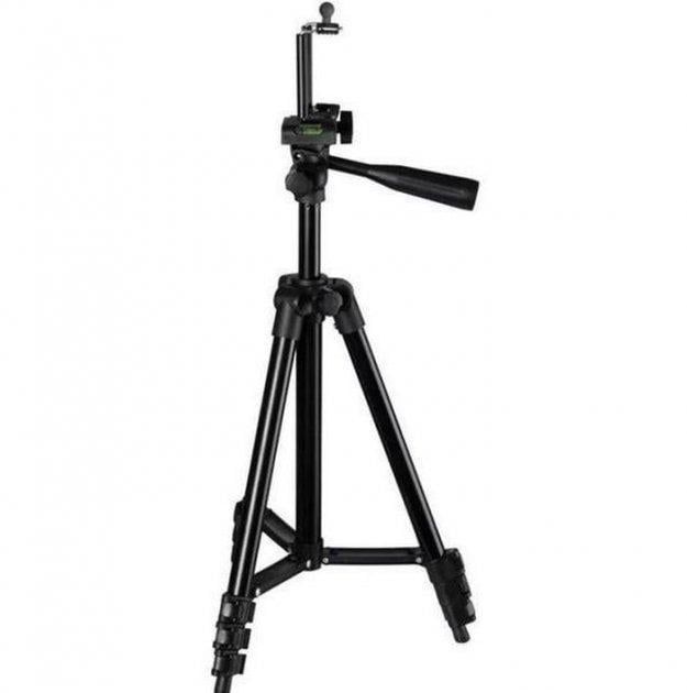 Штатив для телефону Tripod 3120 з тримачем та чохлом Чорний (ftlx-841) - фото 2