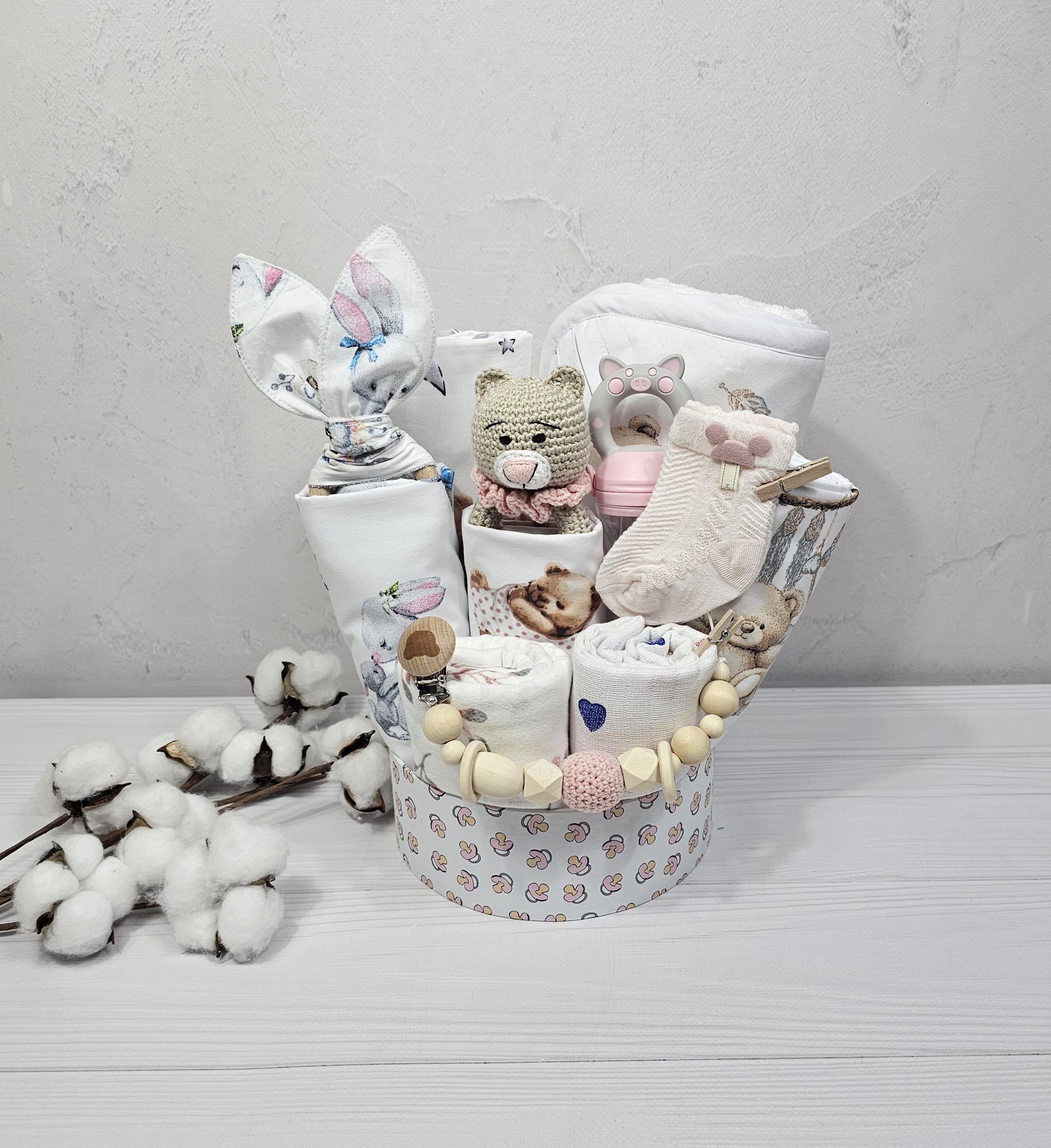 Букет пеленок для младенцев a.l.babybox Мишкина сказка (BU 28457679)
