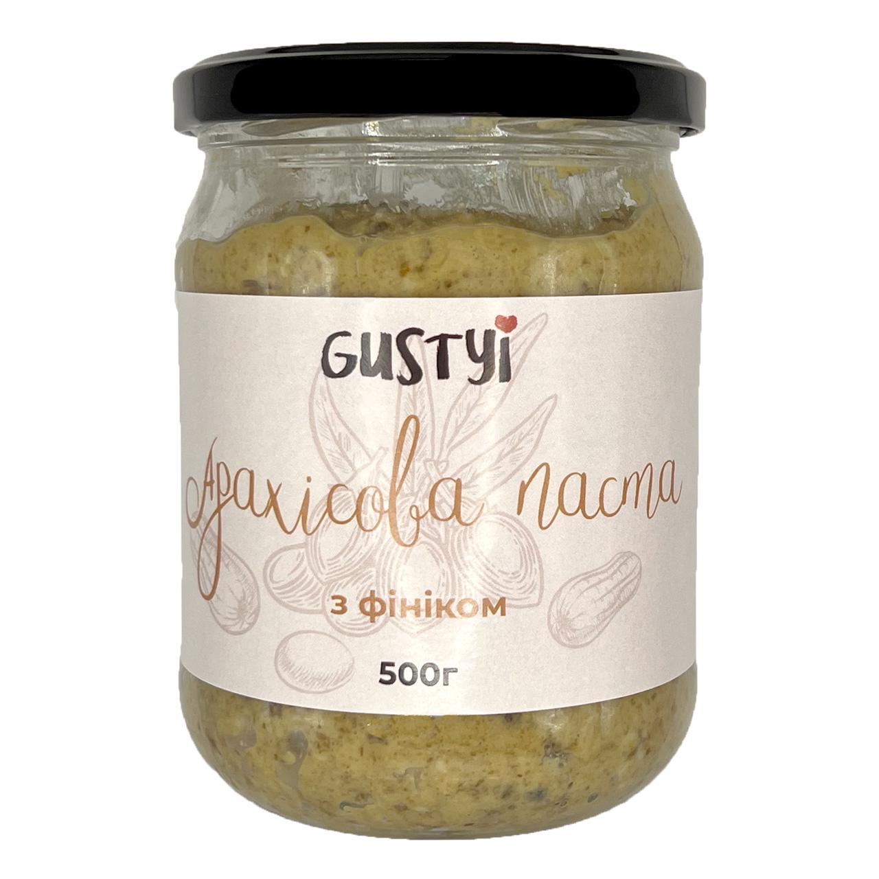 Арахисовая паста с финиками ТМ Gustyi 500 г (10817858)