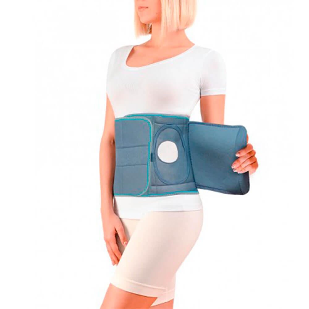 Бандаж післяопераційний Алком 2025-6 з отвором для стоми (14447)