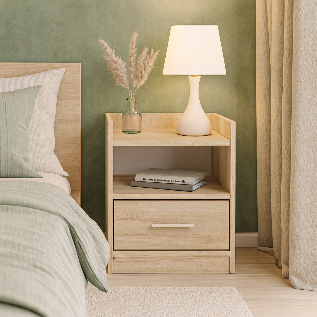 Тумба прикроватная ТП7 SENAM 450х380х350 мм ДСП Дуб Сонома - фото 1