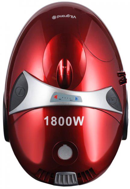 Пилосос Vilgrand VVC1845 аквафільтр Червоний - фото 3 Пилосос Vilgrand VVC1845 аквафільтр Червоний - фото 3