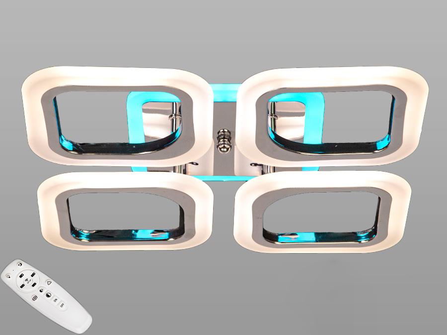 Люстра потолочная Octav с диммером и RGB подсветкой 45 Вт (AS8060/4HR LED)