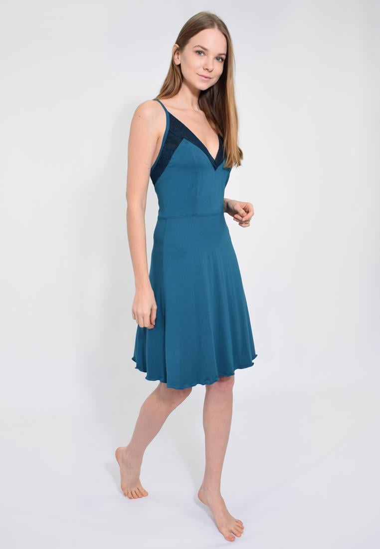 Женская ночная рубашка N.EL 933-92 L Бирюзовый - фото 2