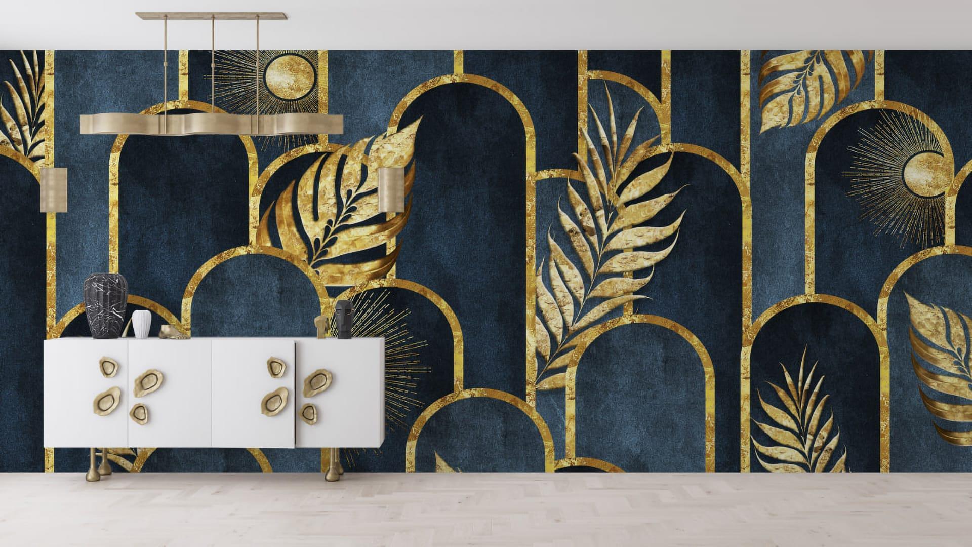 Фотообои флизелиновые Styleo Print-walls Золотое сияние 058 400х250 см (Pw-058/4)