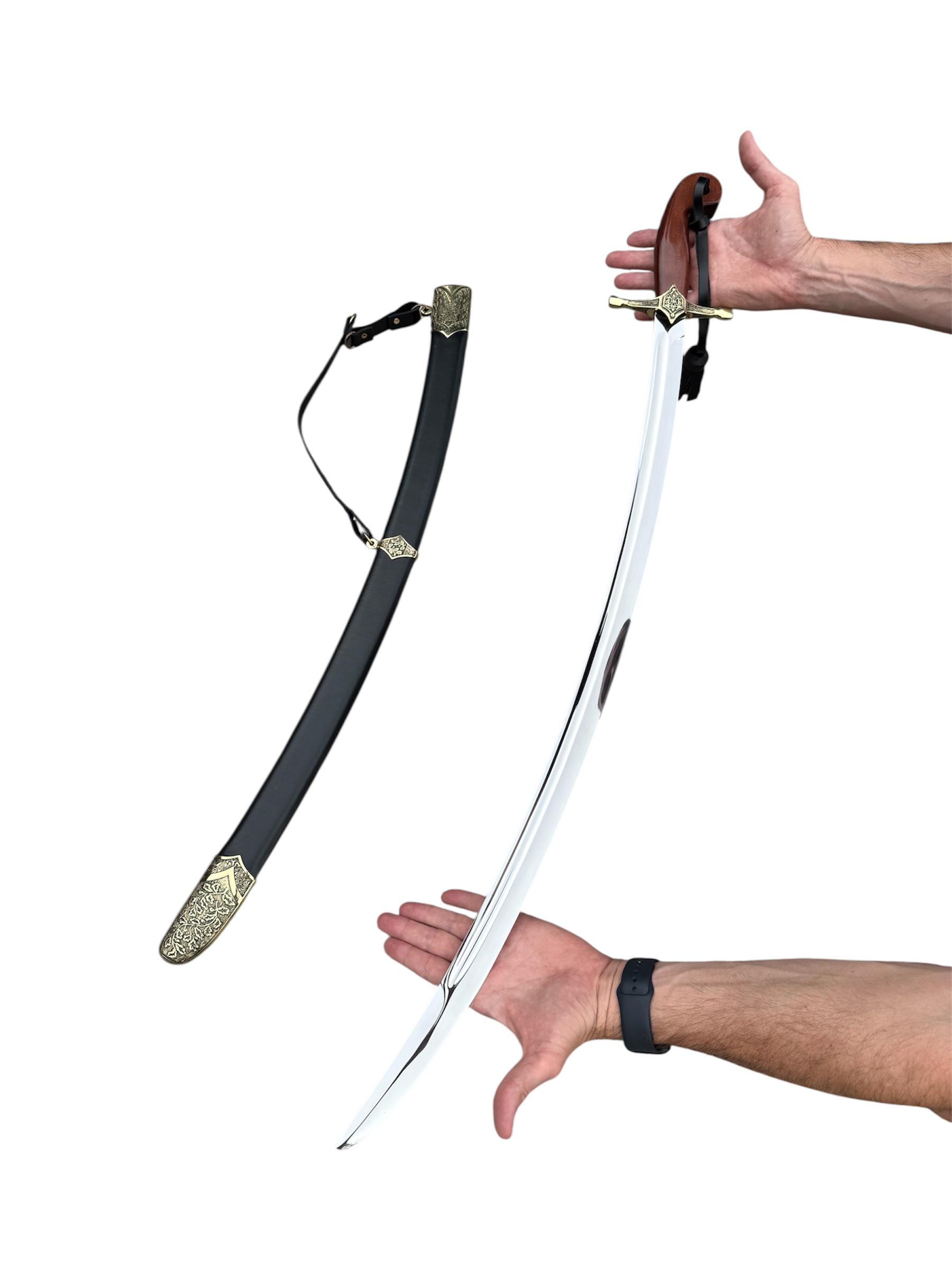 Сабля казацкая ручной работы Gorillas BBQ KN205 Петро Дорошенко сталь AISI 304 - фото 2