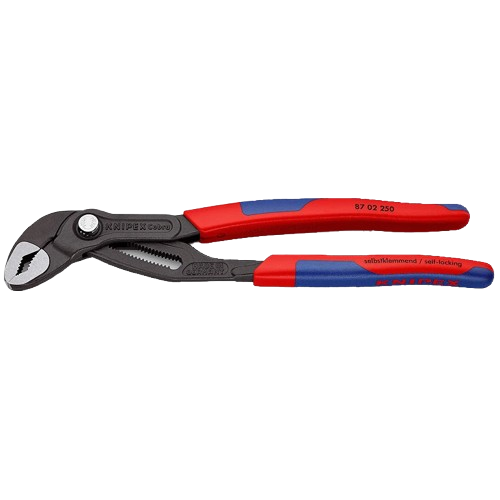 Клещи сантехнические KNIPEX Cobra 87 02 250 Раскрытие губок до 50 мм Красный (33088363)