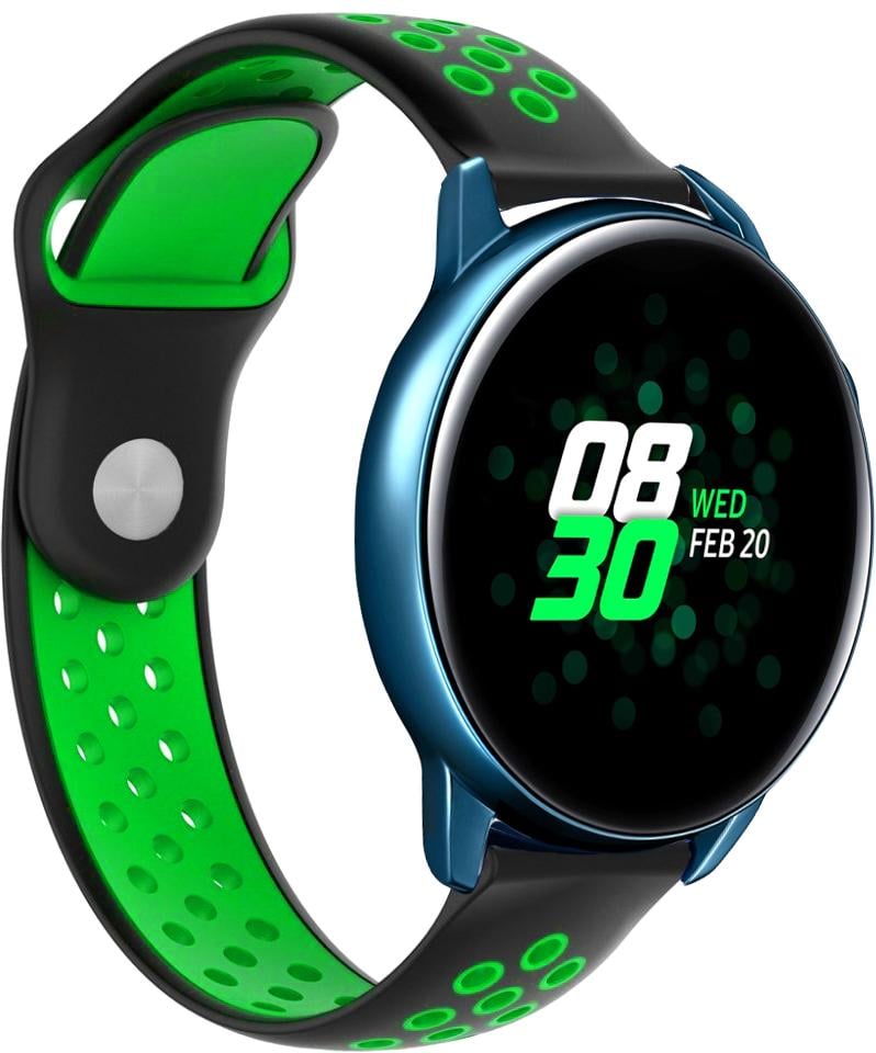 Ремешок Sport для Galaxy Watch Active Black Green (13391-4A)