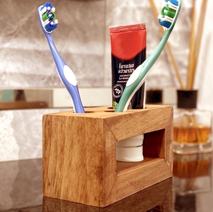 Органайзер для зубных щеток из дерева Гранем Сиена (ОЗП-004905)