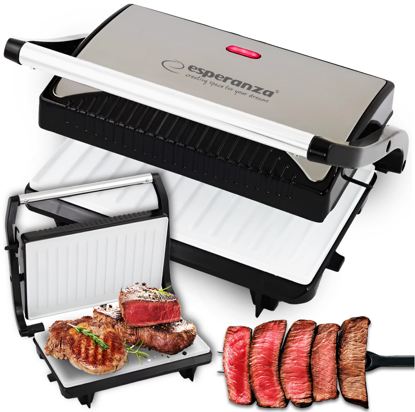 Електрогриль контактний Esperanza TALEGGIO 750 Вт - фото 11 Електрогриль контактний Esperanza TALEGGIO 750 Вт - фото 11