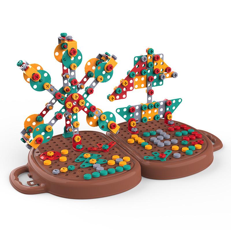 Детский игровой набор Мишка с электродрелью 203 пр. (2093629906)