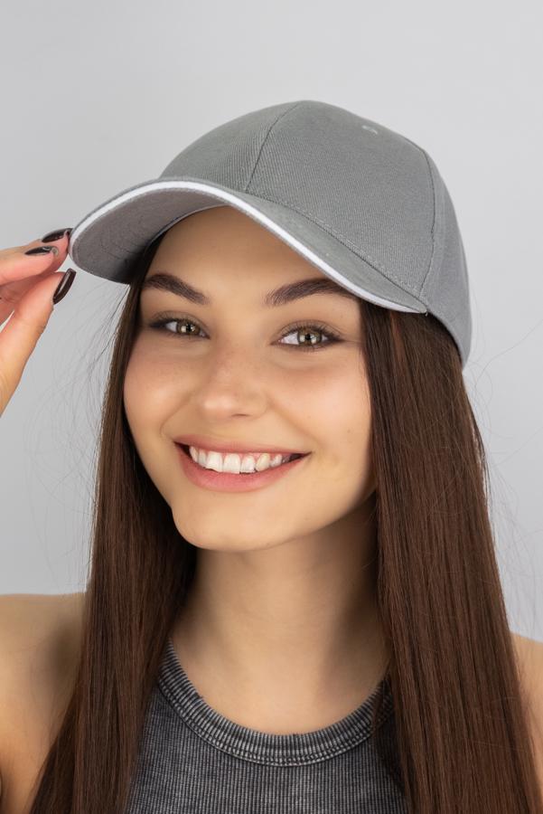Бейсболка Soft Ray Серый (1520)