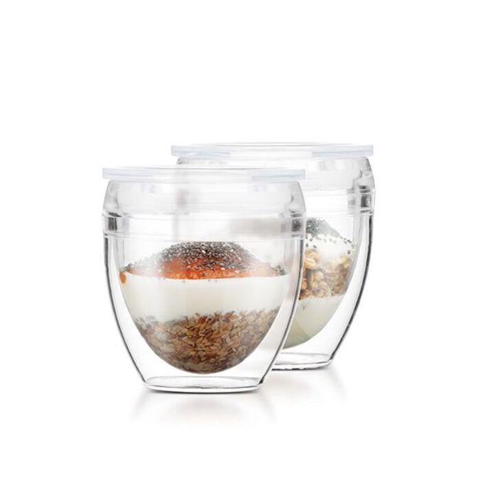 Набор чашек для кофе Bodum Pavina To Go с крышкой стекло 2 пр. 250 мл (2567636) Набор чашек для кофе Bodum Pavina To Go с крышкой стекло 2 пр. 250 мл (2567636)