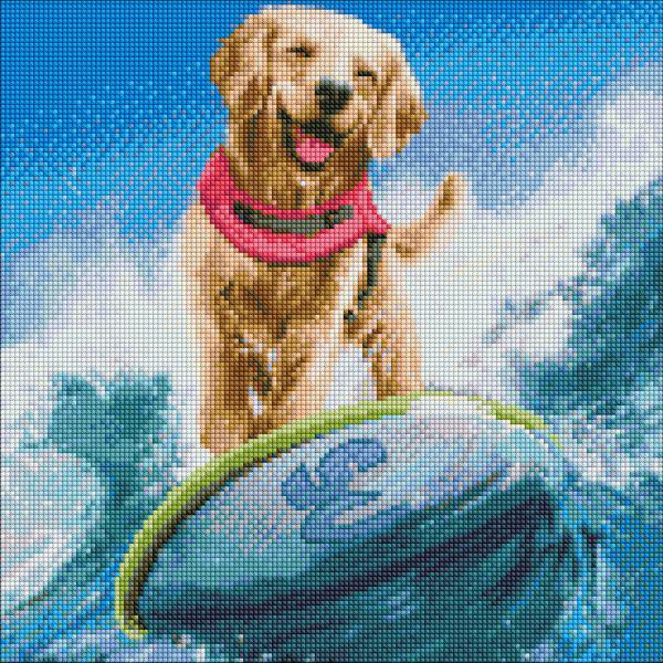 Алмазная мозаика Идейка Морской экстрим 40x40 см (Id-AMO7478)