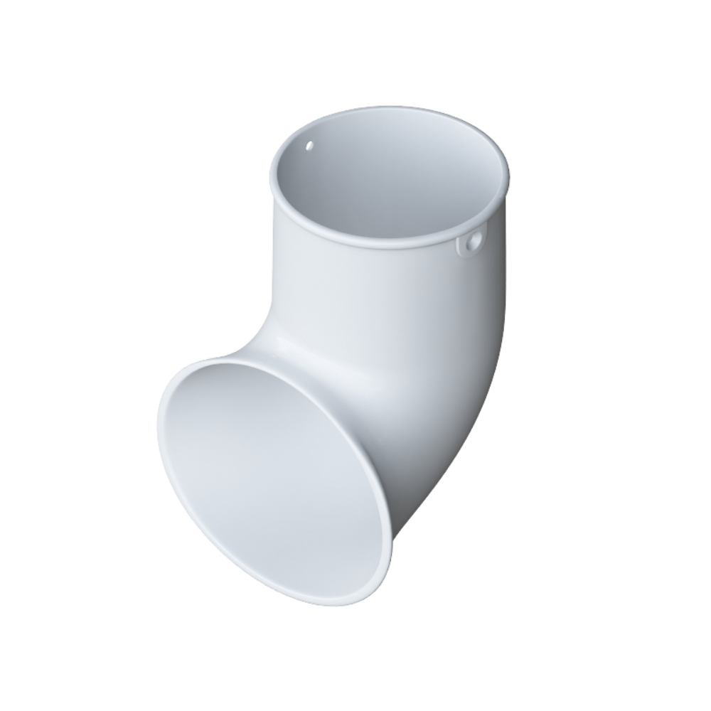 Колено отвода трубы Alta Profil 125 система D 95 сливное Белый (18169733)