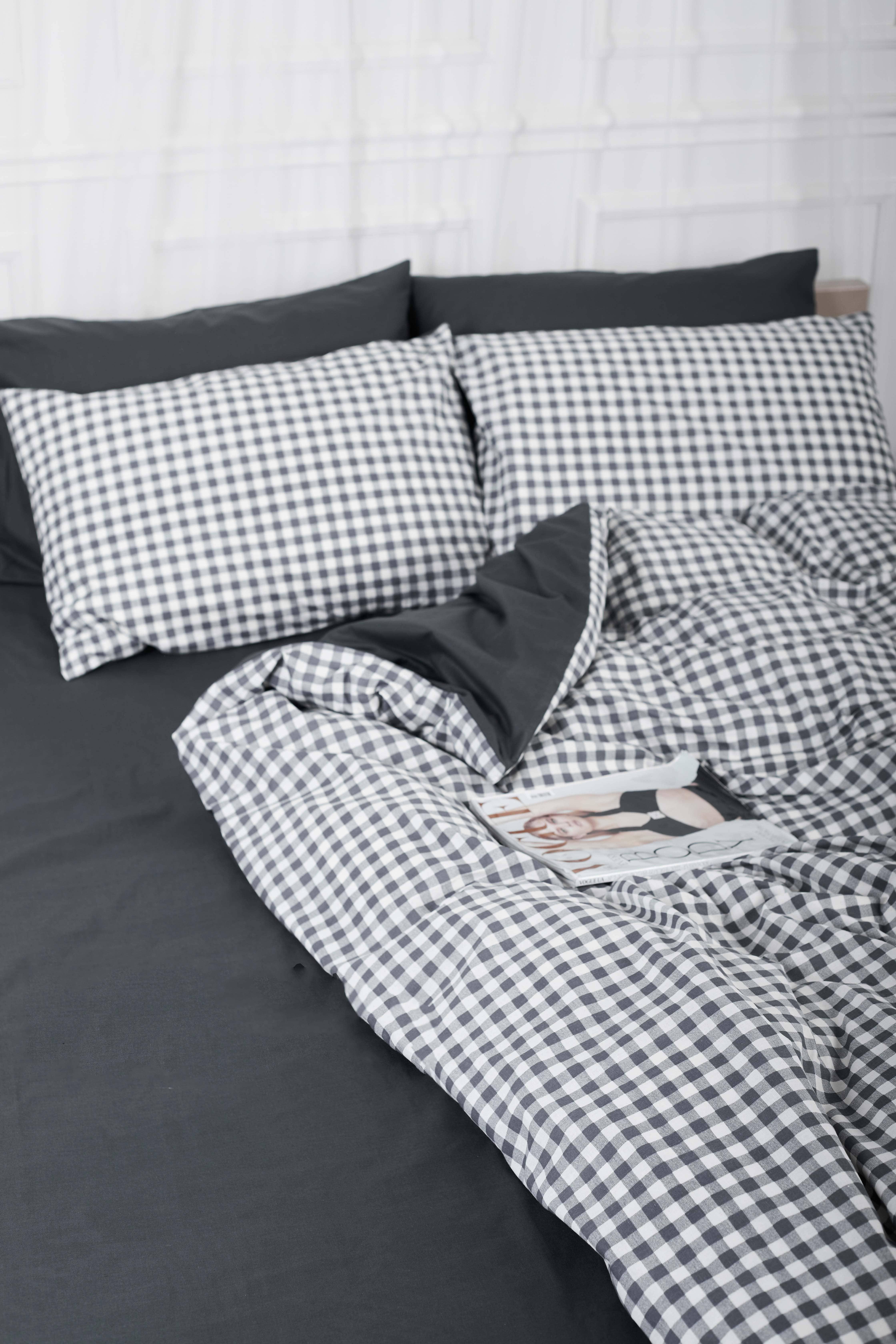 Підковдра Moon&Star Ranforce Elite Square полуторна 143х210 см Gray (MS-870000415) - фото 3 Підковдра Moon&Star Ranforce Elite Square полуторна 143х210 см Gray (MS-870000415) - фото 3