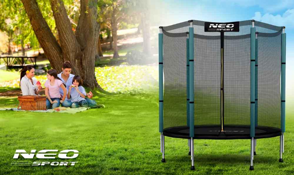 Батут Neo-Sport із зовнішньою сіткою 140 см (NS-04Z230F_tehnNM) - фото 3 Батут Neo-Sport із зовнішньою сіткою 140 см (NS-04Z230F_tehnNM) - фото 3