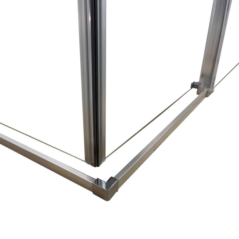 Душевая кабина без поддона KOER SR SC03-100x100x200-TR-01 прозрачное стекло Easy Clean 6 мм Хром (KR5357) - фото 9 Душевая кабина без поддона KOER SR SC03-100x100x200-TR-01 прозрачное стекло Easy Clean 6 мм Хром (KR5357) - фото 9