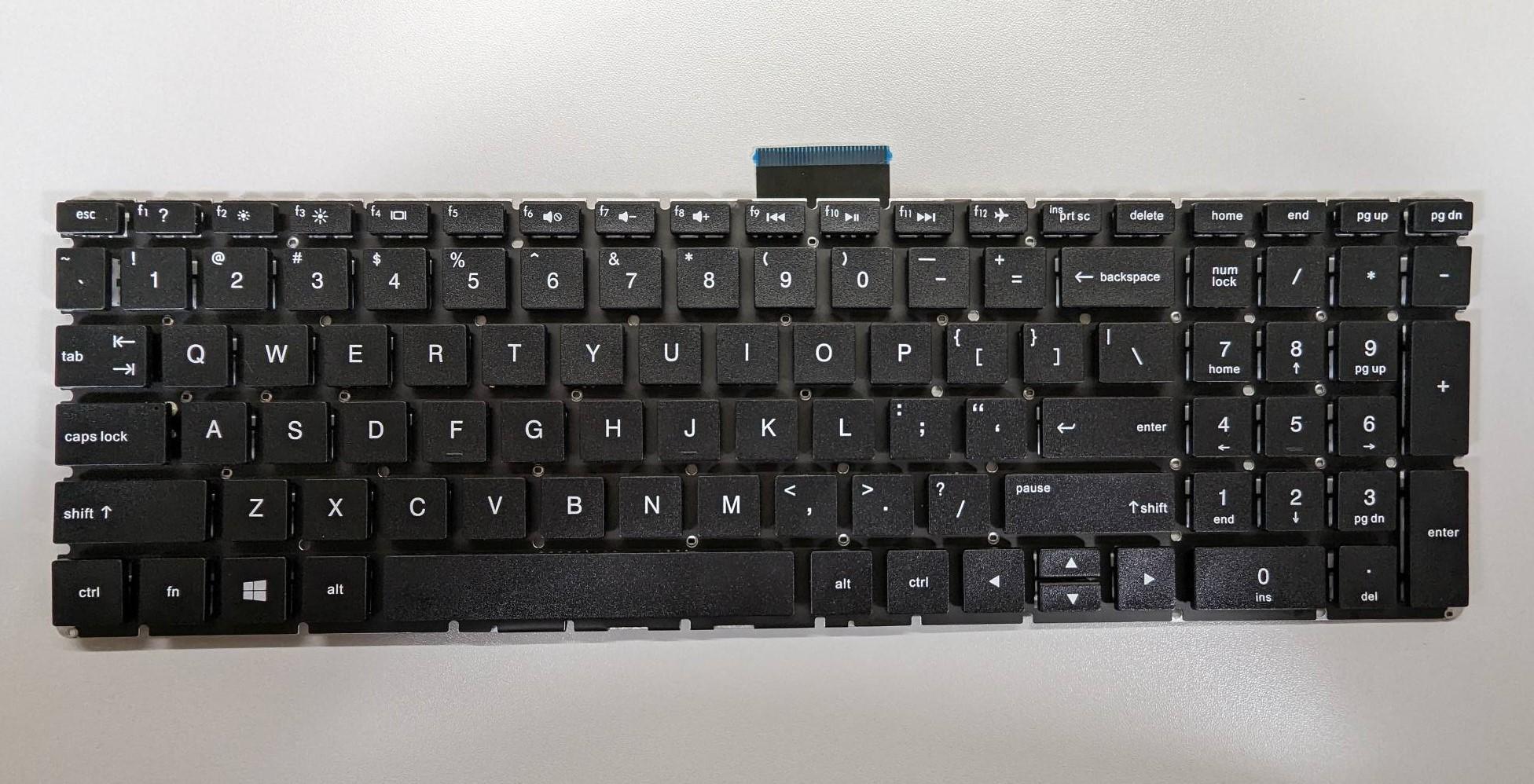 Клавиатура для ноутбука HP 250 G6/255 G6/256 G6/258 G6/15-CD/15-CK/15-CB/15-BD/15-BW (K606)