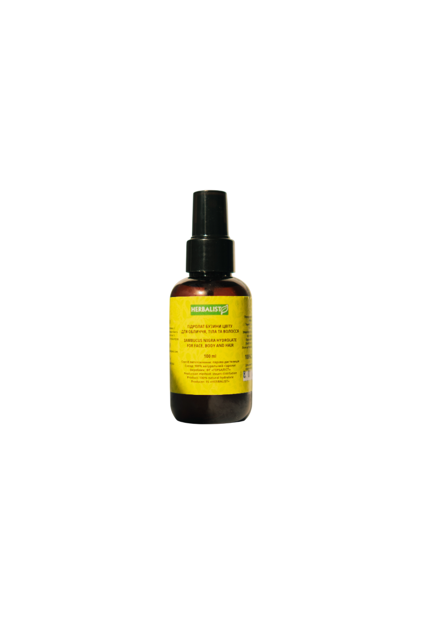 Тонік для обличчя та тіла HERBALIST Гідролат бузини натуральний (31237517)