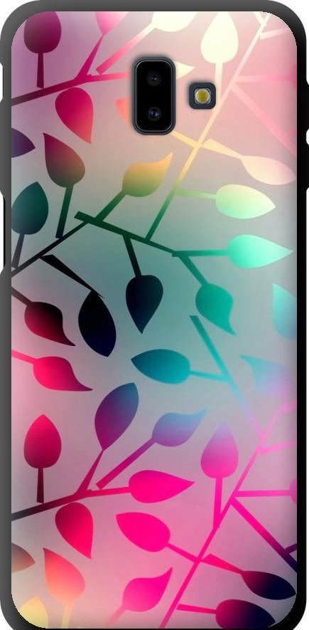 Чехол на Samsung Galaxy J6 Plus 2018 Листья (2235b-1586-42517)