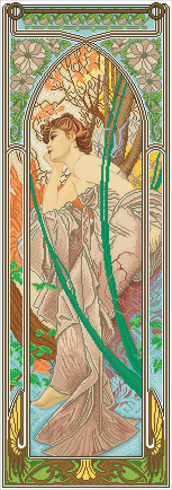 Набор для вышивки бисером Вечерняя затея 31,54х91,02 см (ФВЗн)