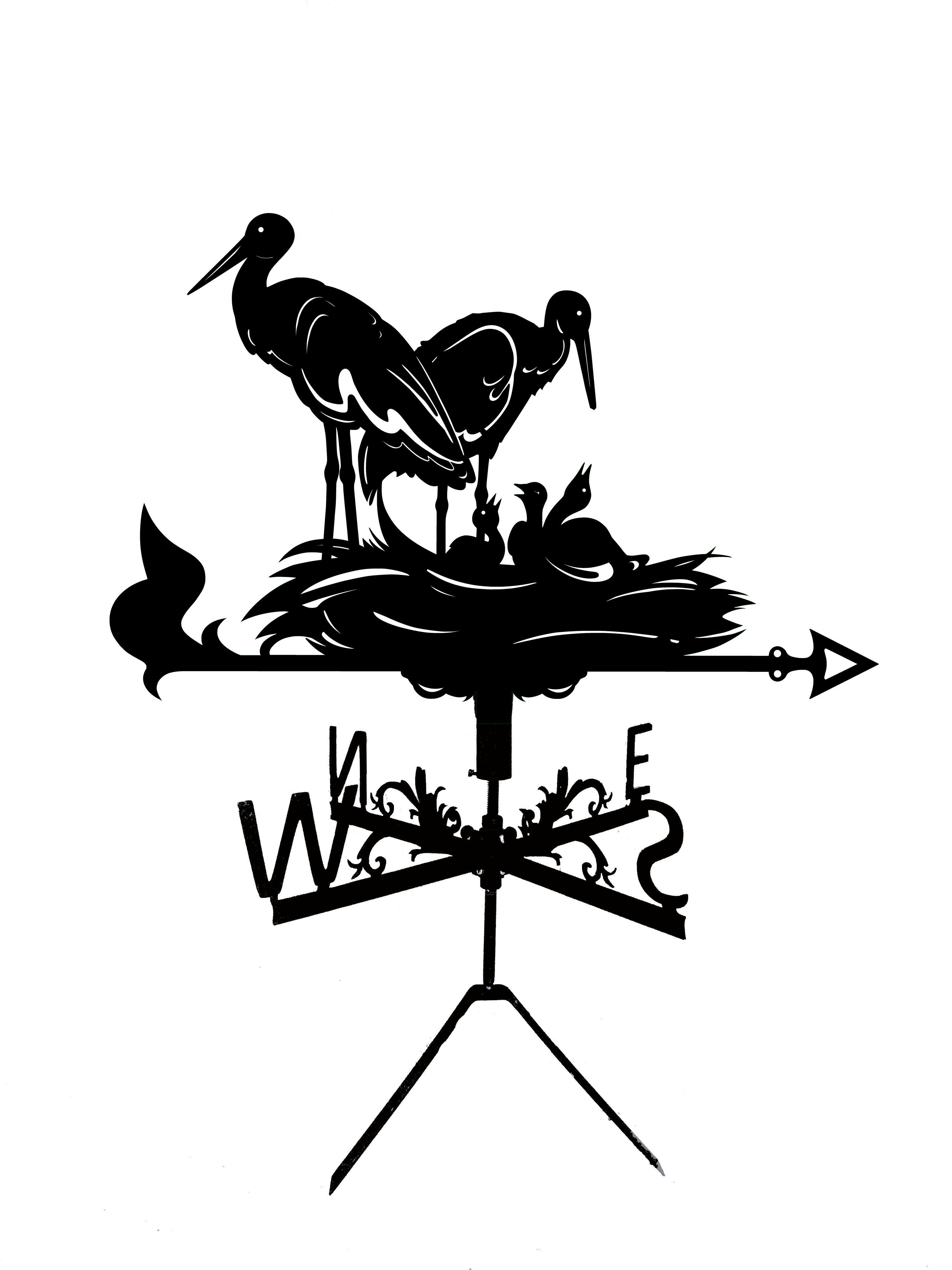 Флюгер на альтанку/колодязь Лелеки №2 (27476893)