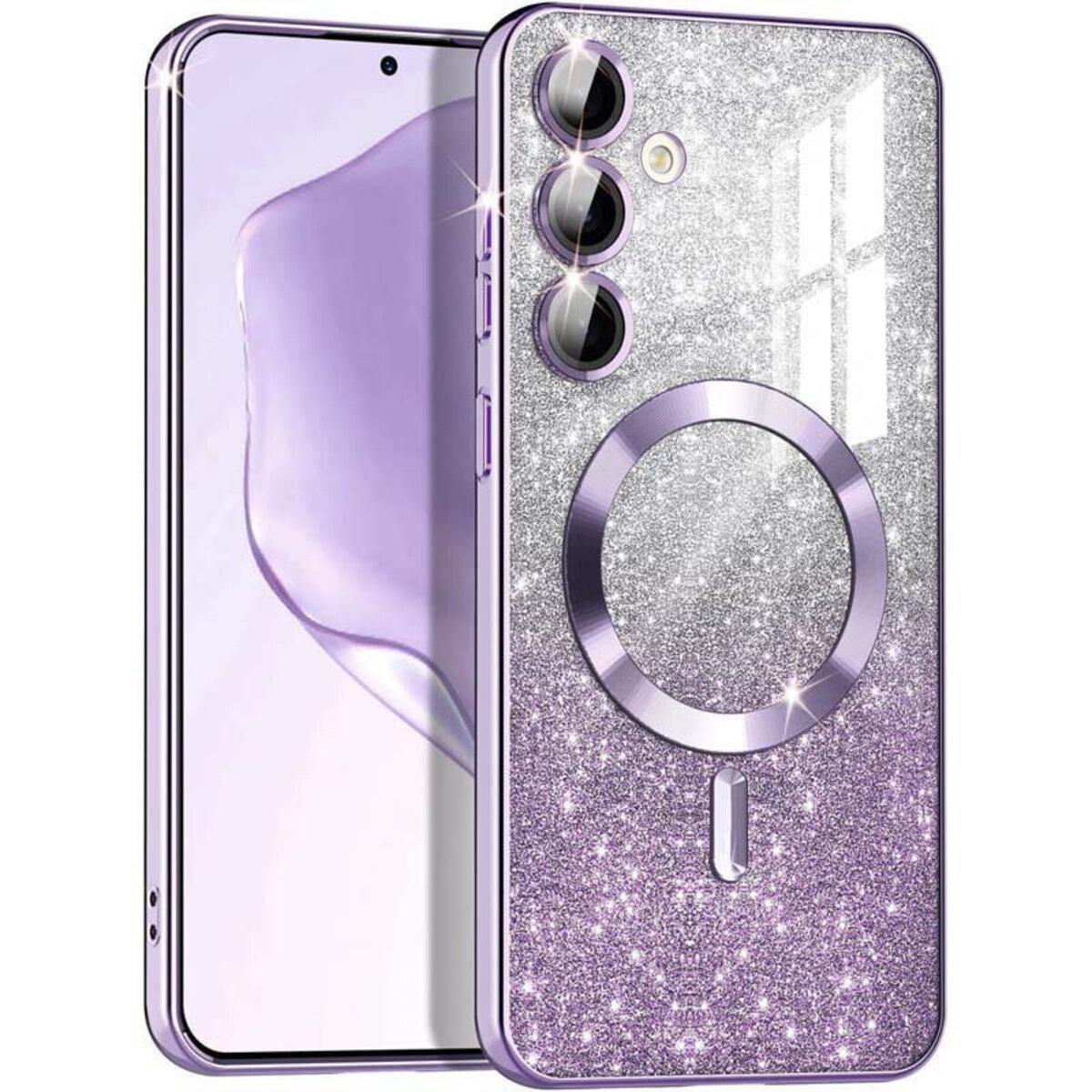 Протиударний чохол Cosmic CD Shiny Magnetic для Samsung Galaxy S24 Plus фіолетовий