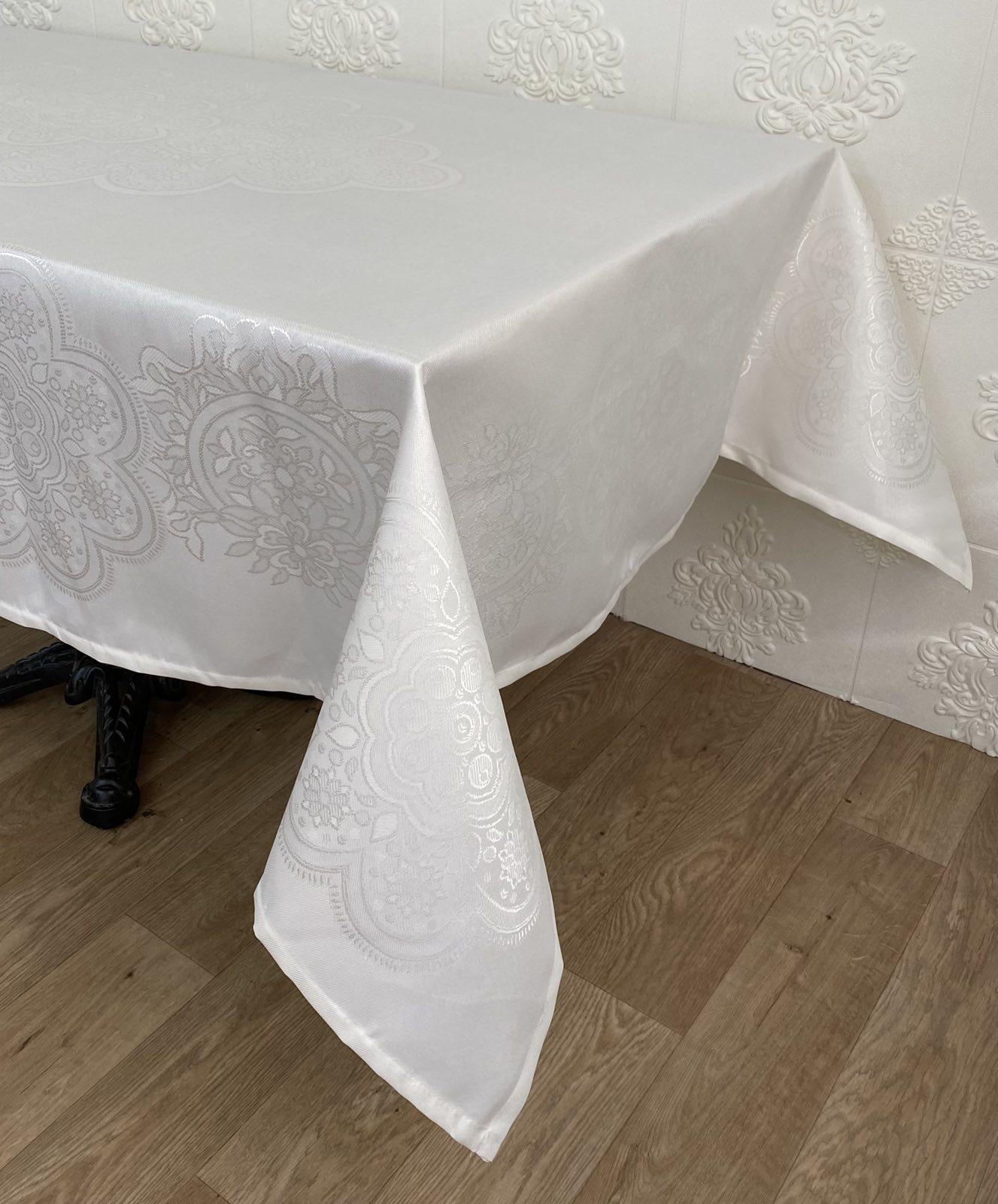 Скатерть тефлоновая Masali Model 510 160x400 см Cream (CN22360)