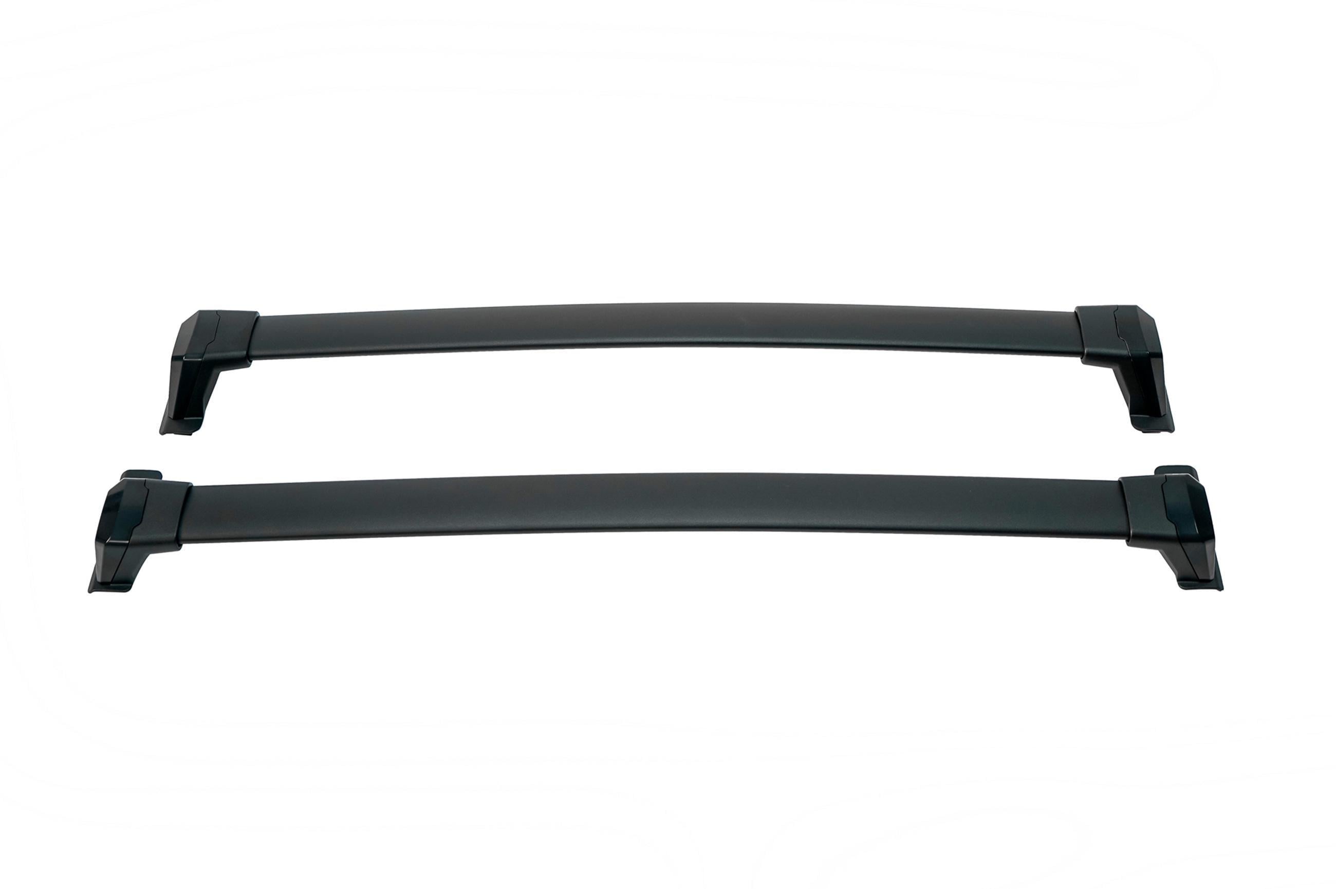 Багажник поперечины на встроенные рейлинги OEM 2 шт. для Toyota Yaris/Yaris Cross (XP210) 2020- алюминий Черный (189647)