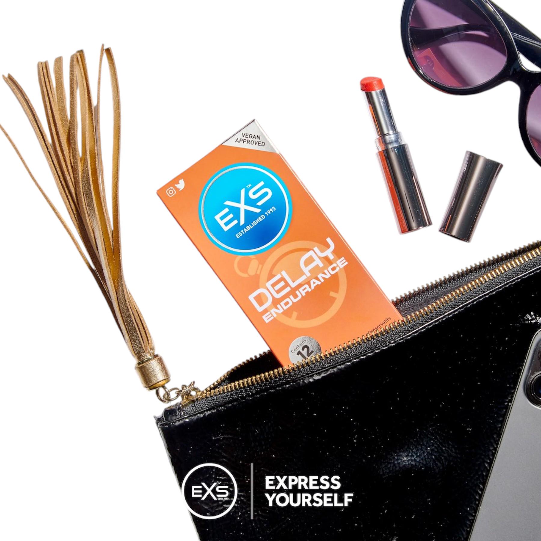 Презервативи з пролонгуючим ефектом Delay Endurance EXS №12 - фото 5 Презервативи з пролонгуючим ефектом Delay Endurance EXS №12 - фото 5