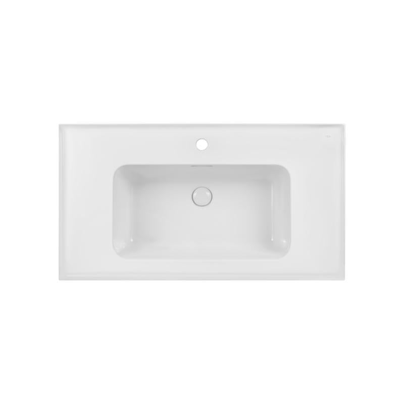 Раковина Q-tap Albatross A QT01115090AW з донним клапаном 900х500х230 мм White (VRM00046178)