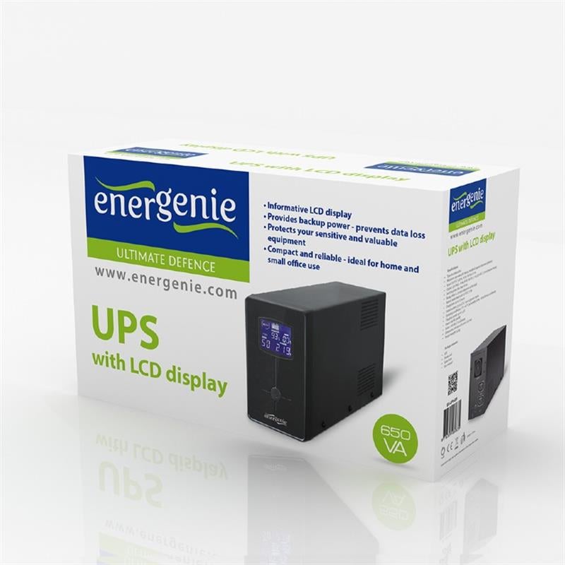 ДБЖ EnerGenie EG-UPS-031 650VA LCD - фото 3