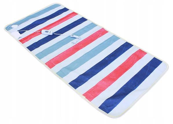 Электропростынь с сумкой Electric Blanket в цветную полоску 70х150 см - фото 7