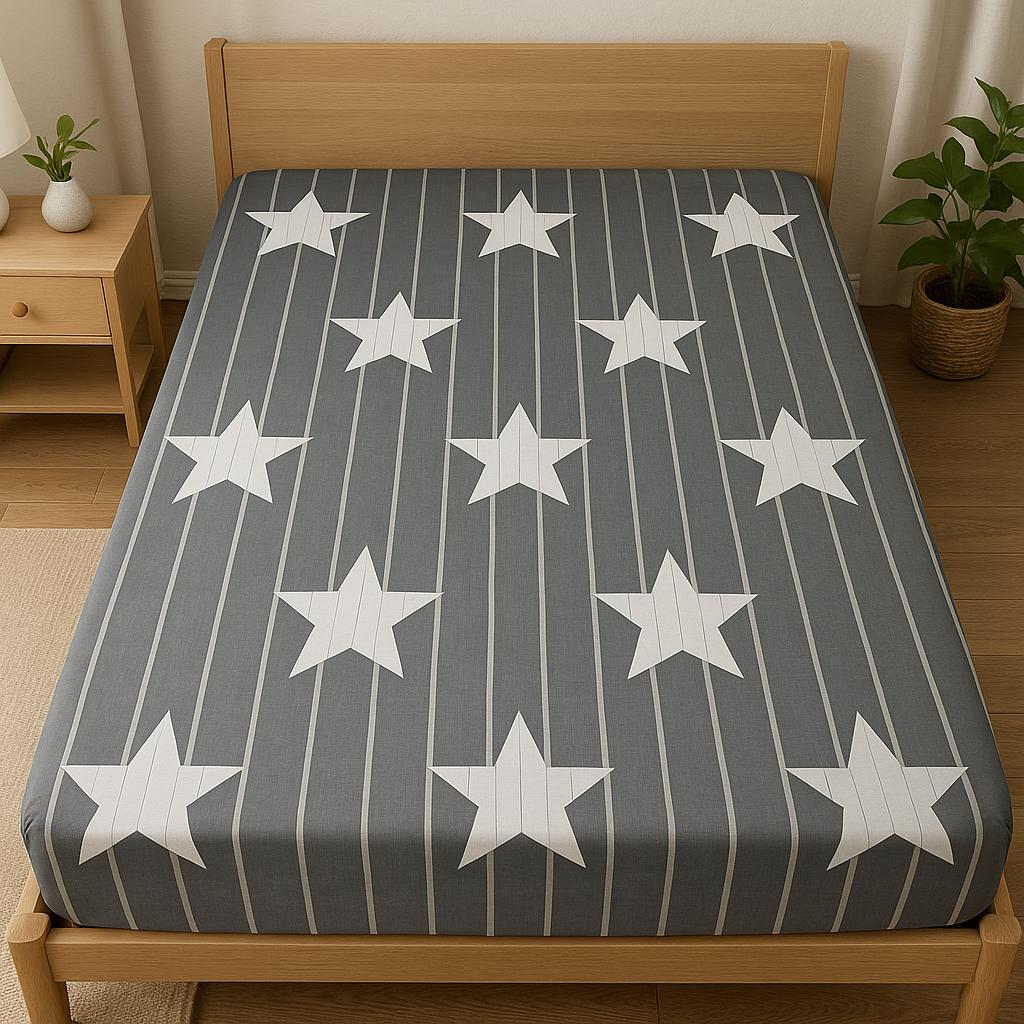 Простынь на резинке Stars n Stripes 2 безь 80x200 см (G-1305-4/x80)