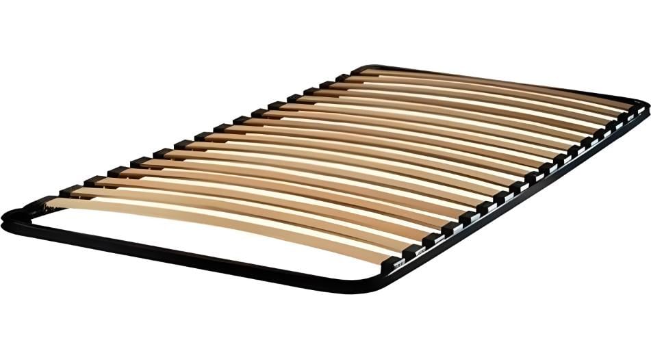 Каркас для ліжка металевий без ніжок ортопедичний одинарний букові ламелі 2000х800 мм XL (44466)