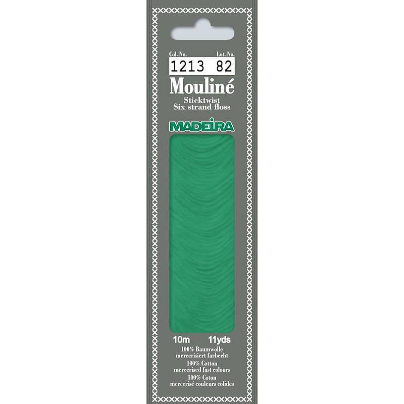 Нитки мулине Madeira 1213 Mouline Изумрудный