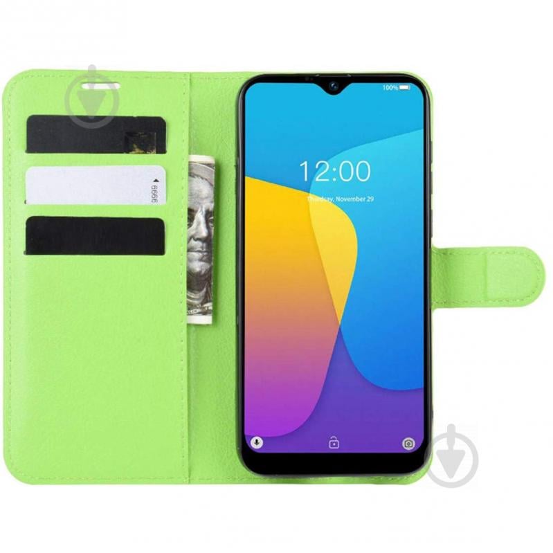 Чохол-книжка Litchie Wallet для Doogee Y8C Green (hub_qlSt24470) - фото 5