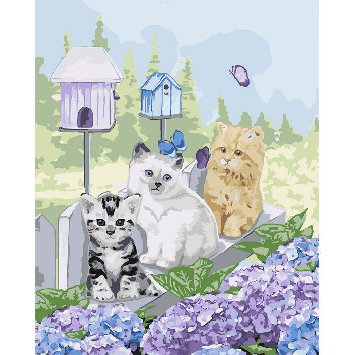 Картина по номерам Идейка "Малыши в саду" 40х50 см (KHO4157)