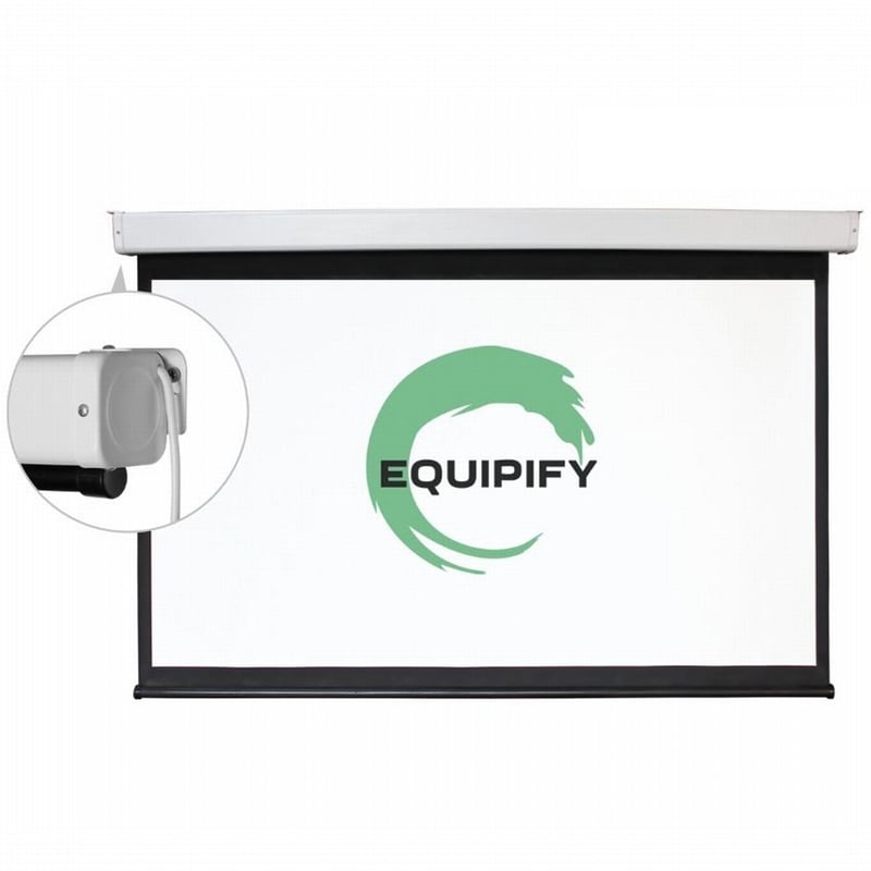 Екран для проєкторів EQUIPIFY ESAA100 моторизований настінний стельовий 100" 221x123 см 16:9 (tf2648) - фото 5 Екран для проєкторів EQUIPIFY ESAA100 моторизований настінний стельовий 100" 221x123 см 16:9 (tf2648) - фото 5