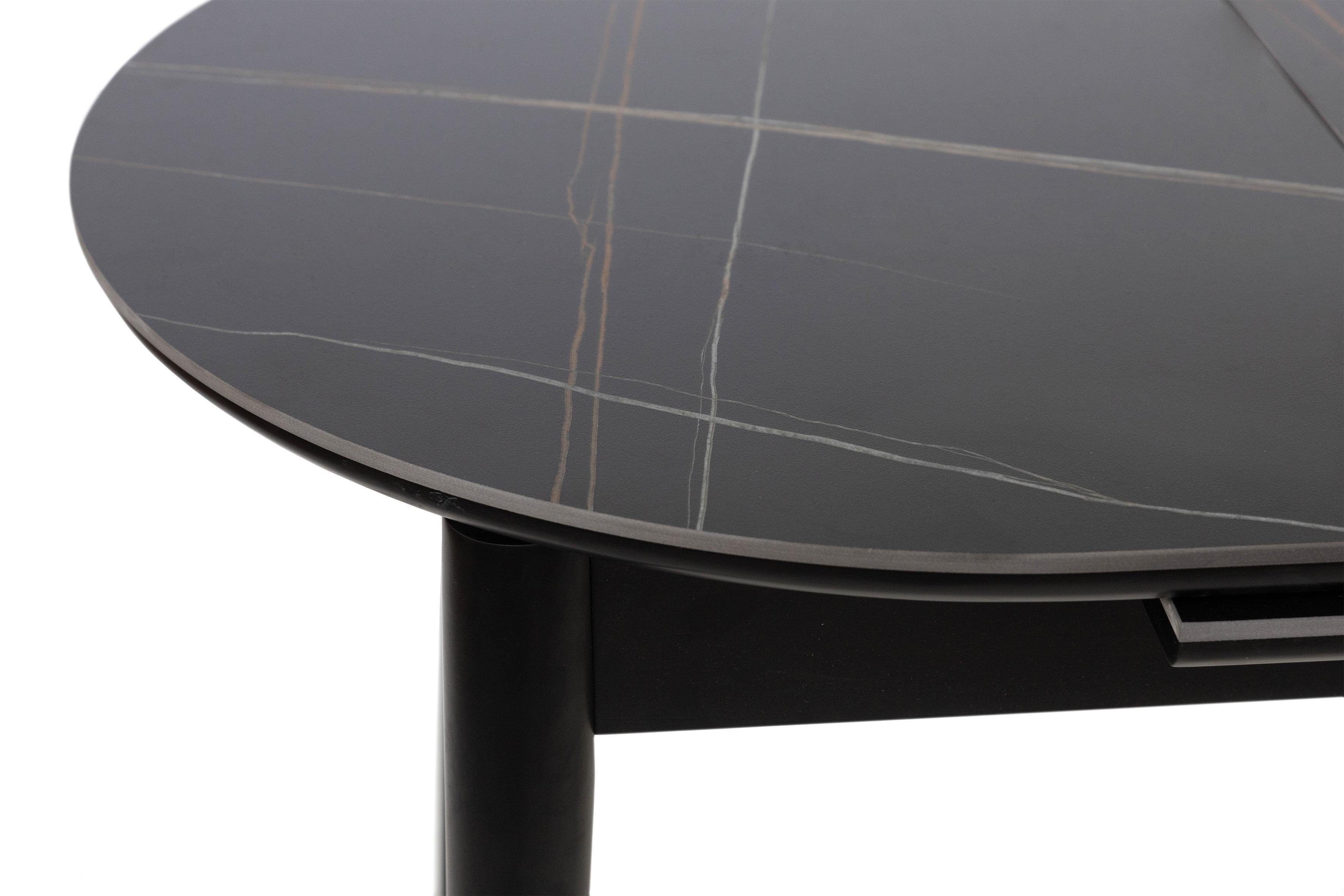 Обеденный стол Грейс Титан 1100/1400х750х760 мм Черный (GAА0055975) - фото 7 Обеденный стол Грейс Титан 1100/1400х750х760 мм Черный (GAА0055975) - фото 7